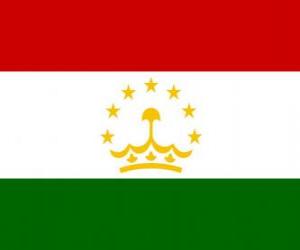 Puzzle Σημαία του Τατζικιστάν
